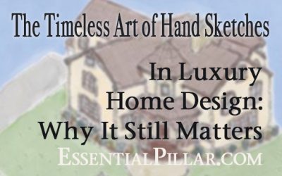 The Timeless Art of Hand Sketches in Luxury Home Design: Why It Still Matters