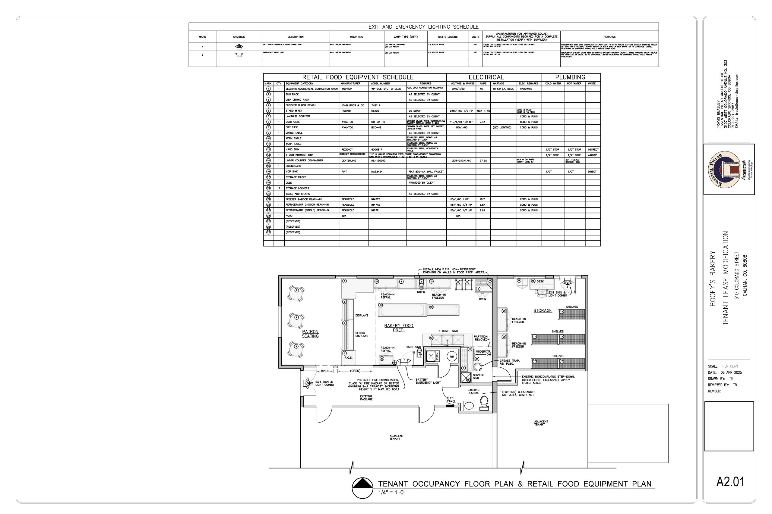 Booey's Bakery Floor Plan